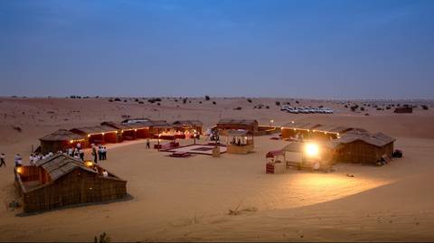 Overnight Camping Desert Safari With Bbq Dinner