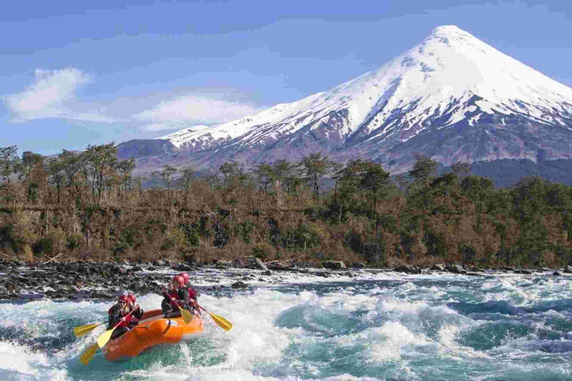 Rafting on the Petrohue River Rapids