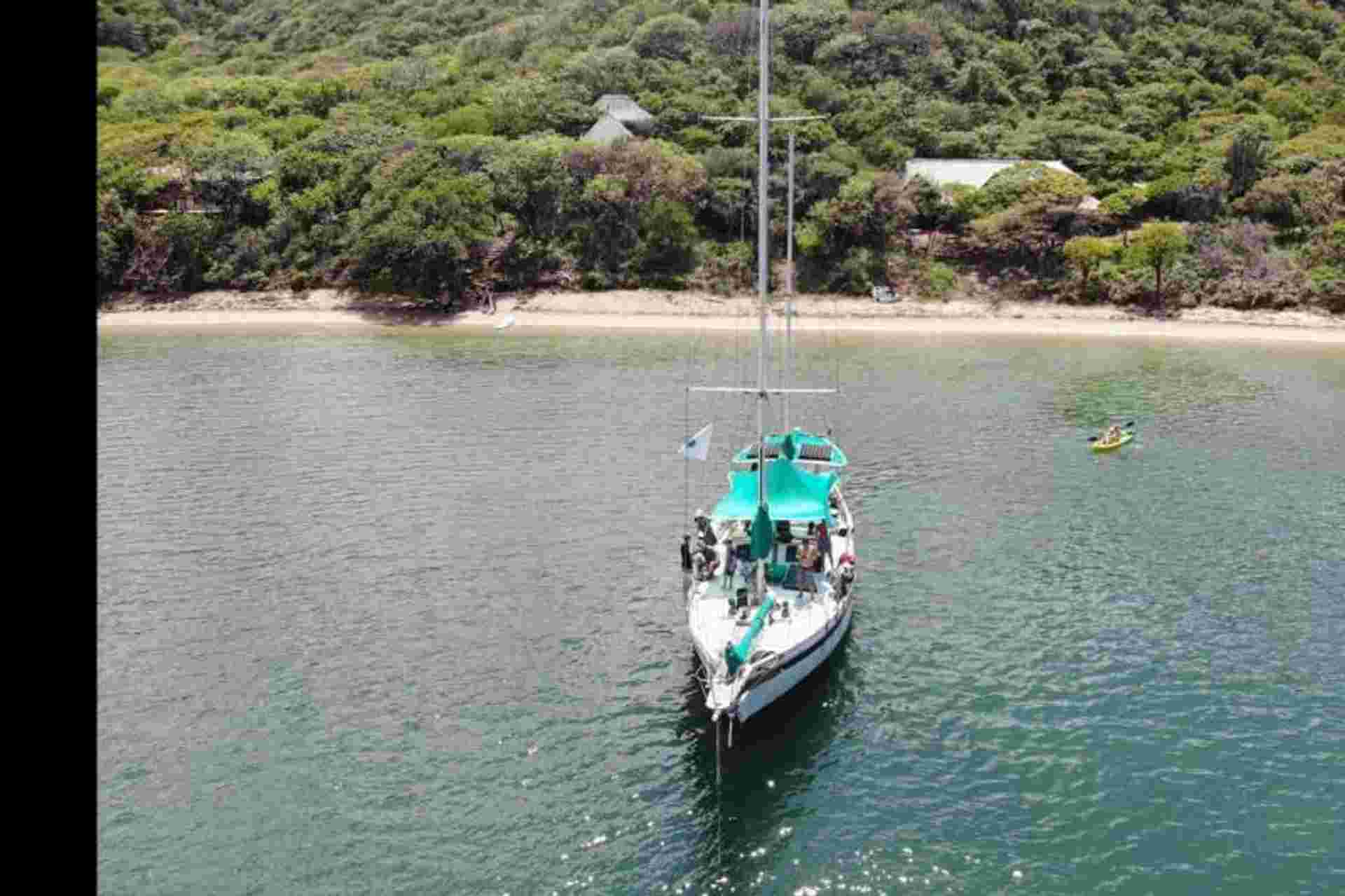Sailing Day In The Caribbean Sea