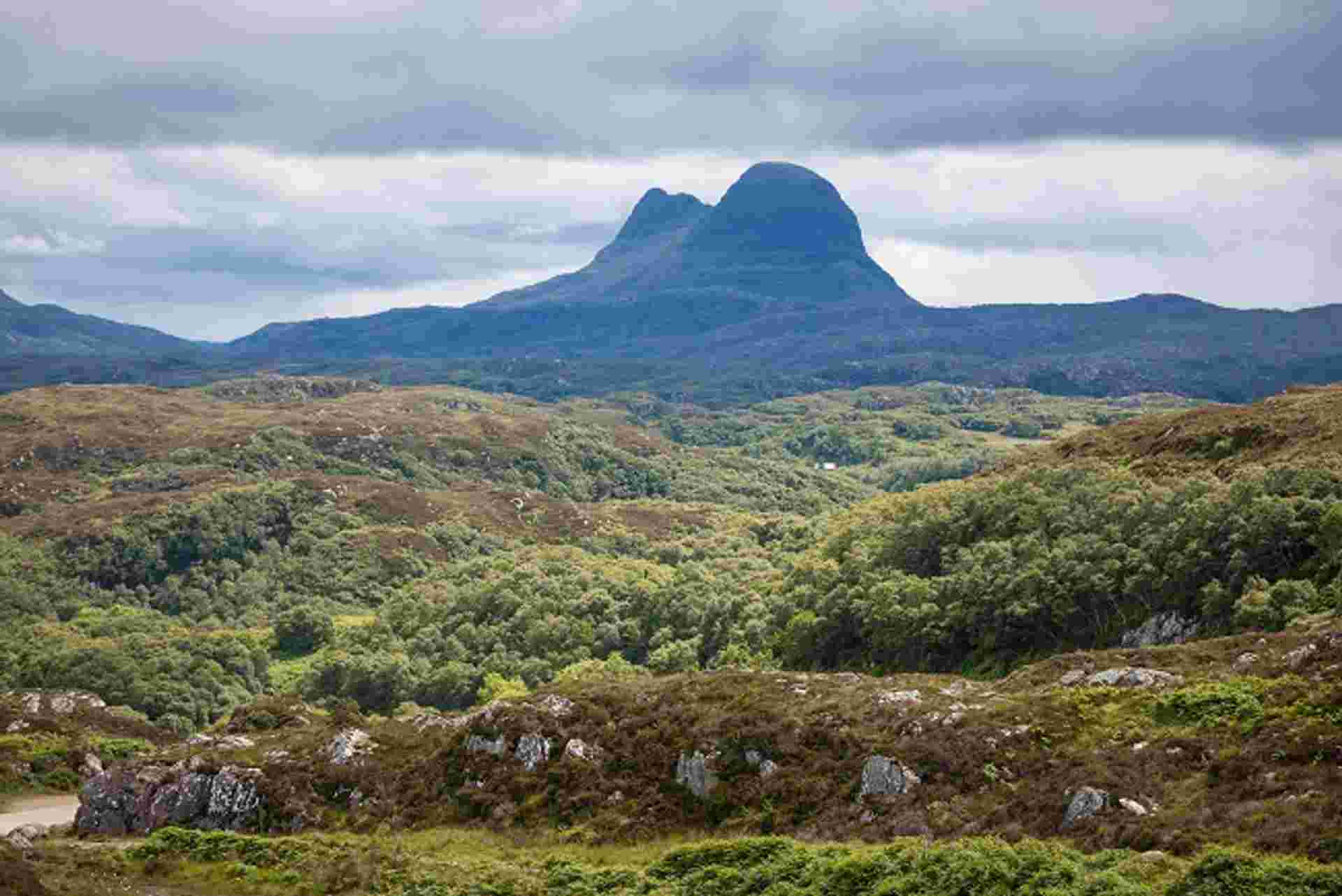 Suilven With A Cycling And Walking Approach