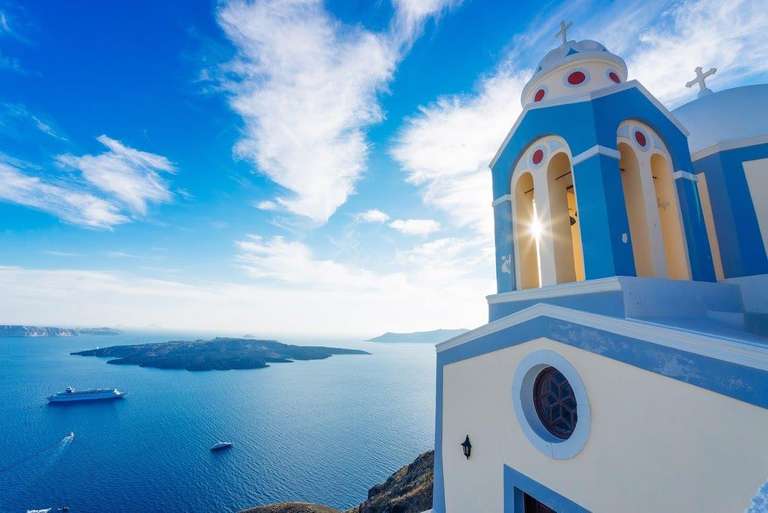 The Greek Gems: Athens, Delphi, Meteora And Santorini, Spanish-speaking Guide trip - alternative tour available