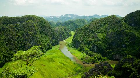 Hanoi Local Boat Rides Tour: Trang An & Bich Dong Pagoda Day Tour