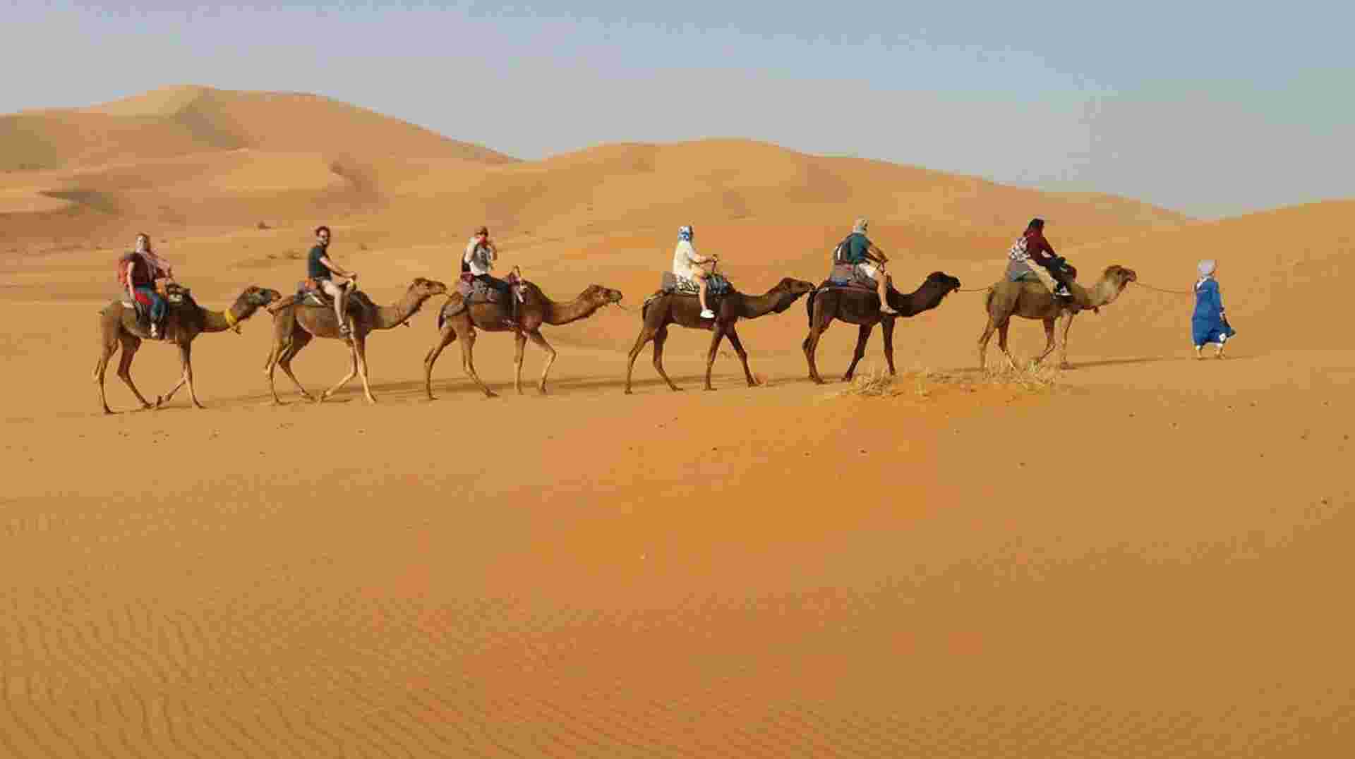 Trekking in the Moroccan Sahara