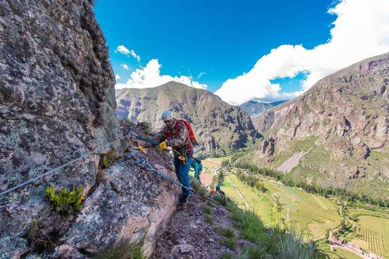 Andes Zip lining Tour: Via Ferrata & Zipline with box lunch at the Sacred Valley from Cusco