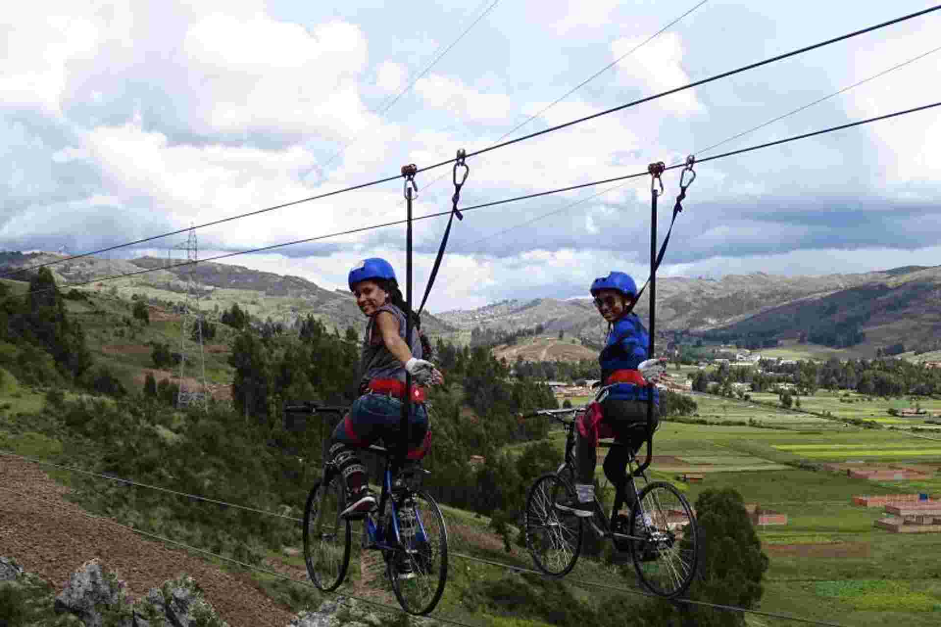 Via Ferrata, Bike Zipline And Rappel Half Day Tour