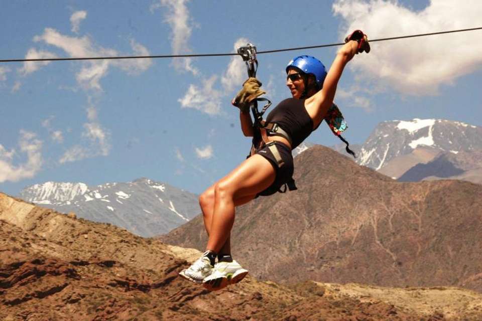 Zip-Line Base in Mendoza - Tangol Tours - Argentina - Image 1