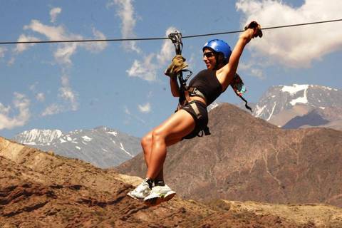 Zip Lining Tour: Zip-line Base In Mendoza