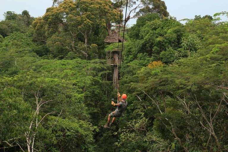 Zip Line, Hanging Bridge and Animal Rescue Center trip - alternative tour available