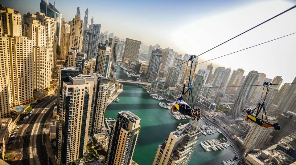 Zipline Experience in Dubai Marina with 1way PVT transfer - Odyssey Dmc - UAE - Image 5