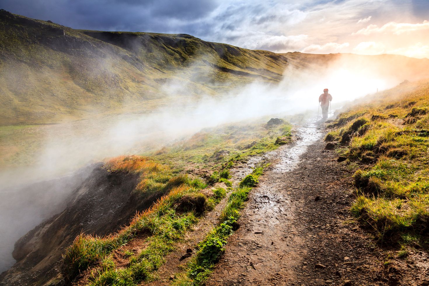 Day hikes to Hveragerdi is a popular day trip in Iceland