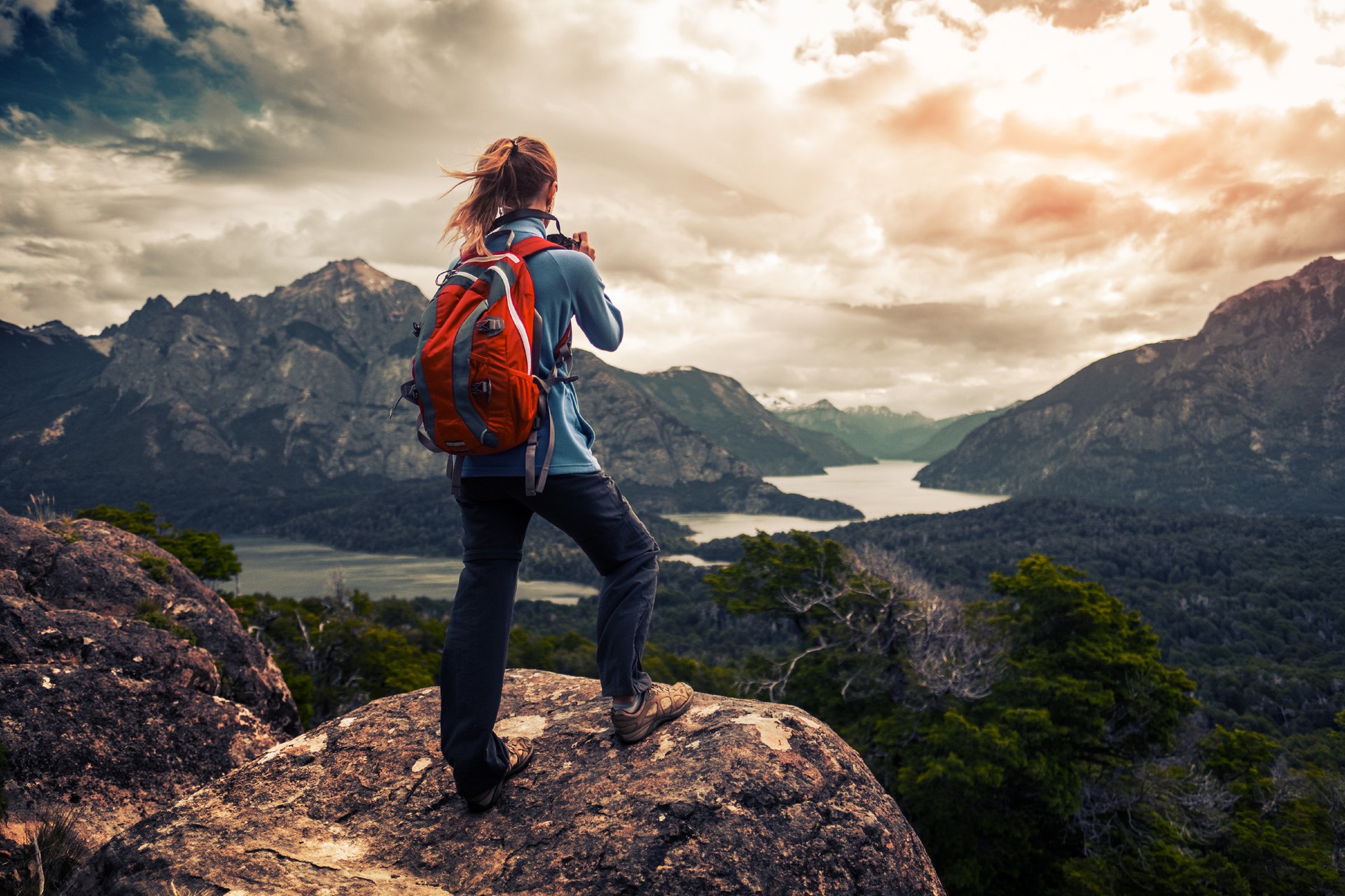 Bariloche is one of the places to visit in Argentina during your trip as it boasts stunning views of the Andes Mountains.