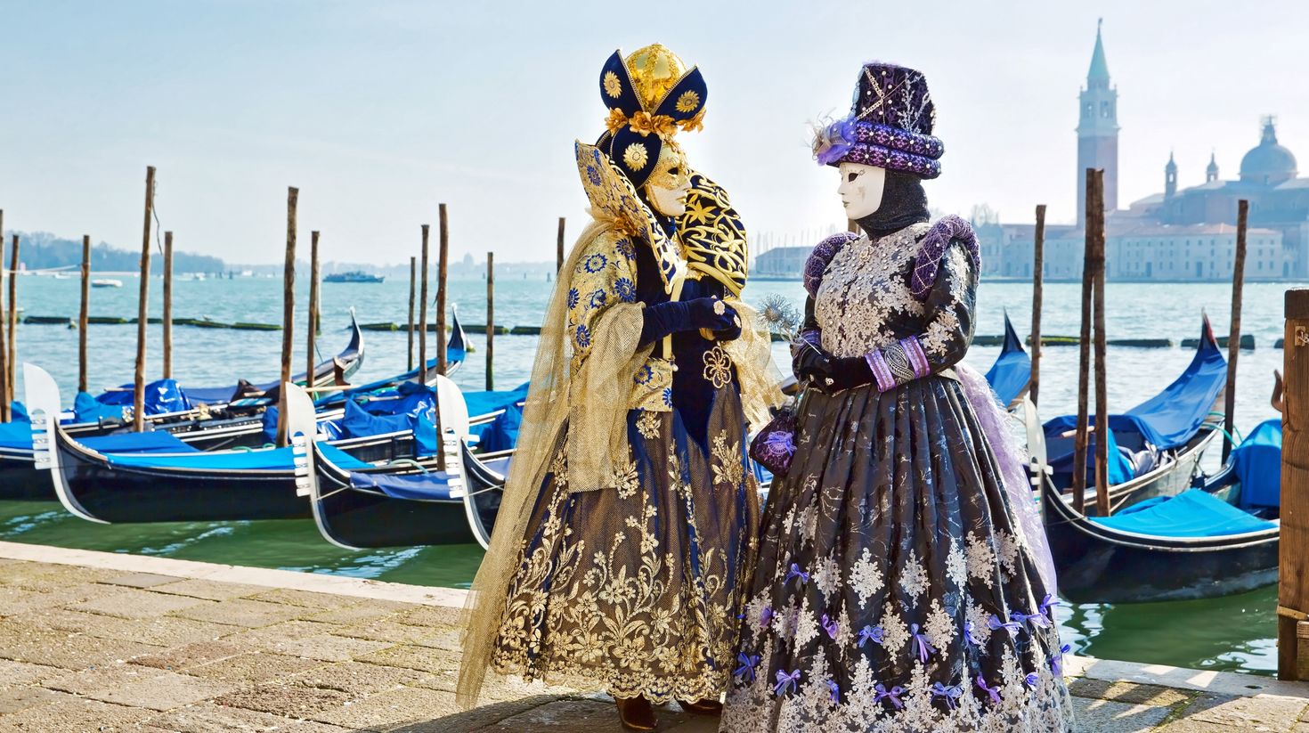 Venice is famous for its beautiful canals filled with picturesque gondolas that can take you&nbsp;through the city.
