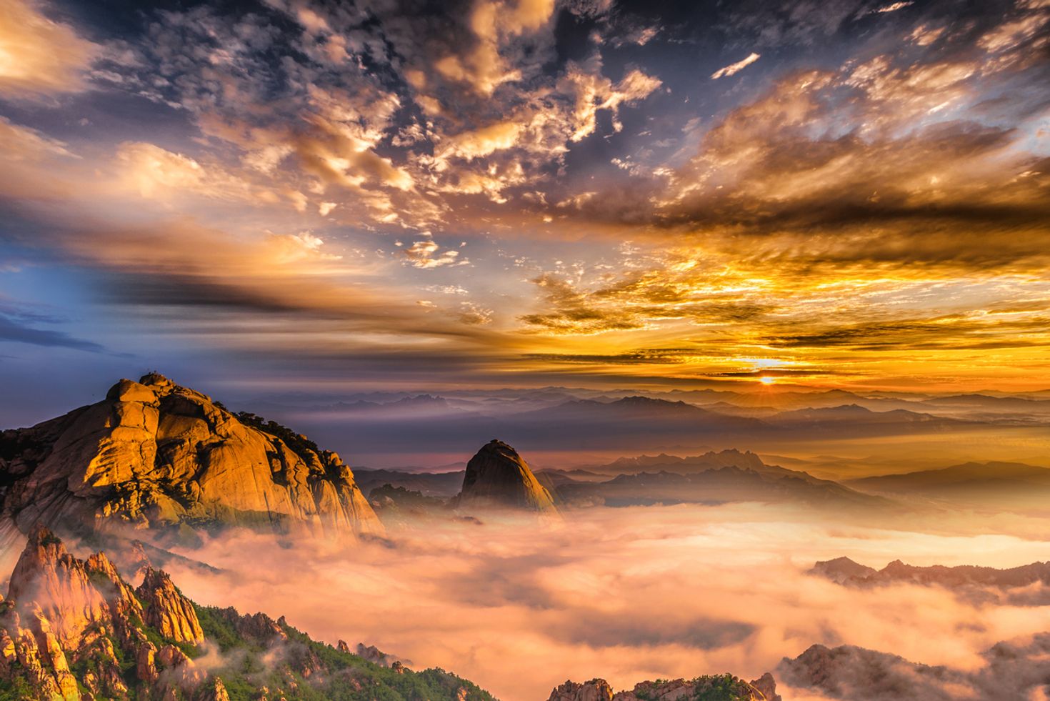 Bukhansan National Park can be a great day trip from Seoul