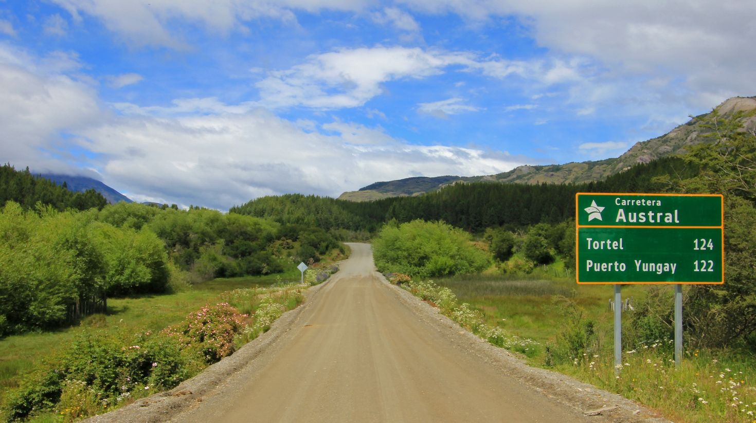 carretera austral in the Aysen Region