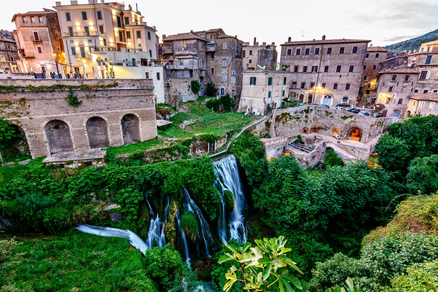 Amazing view of the Villa Gregoriana.
