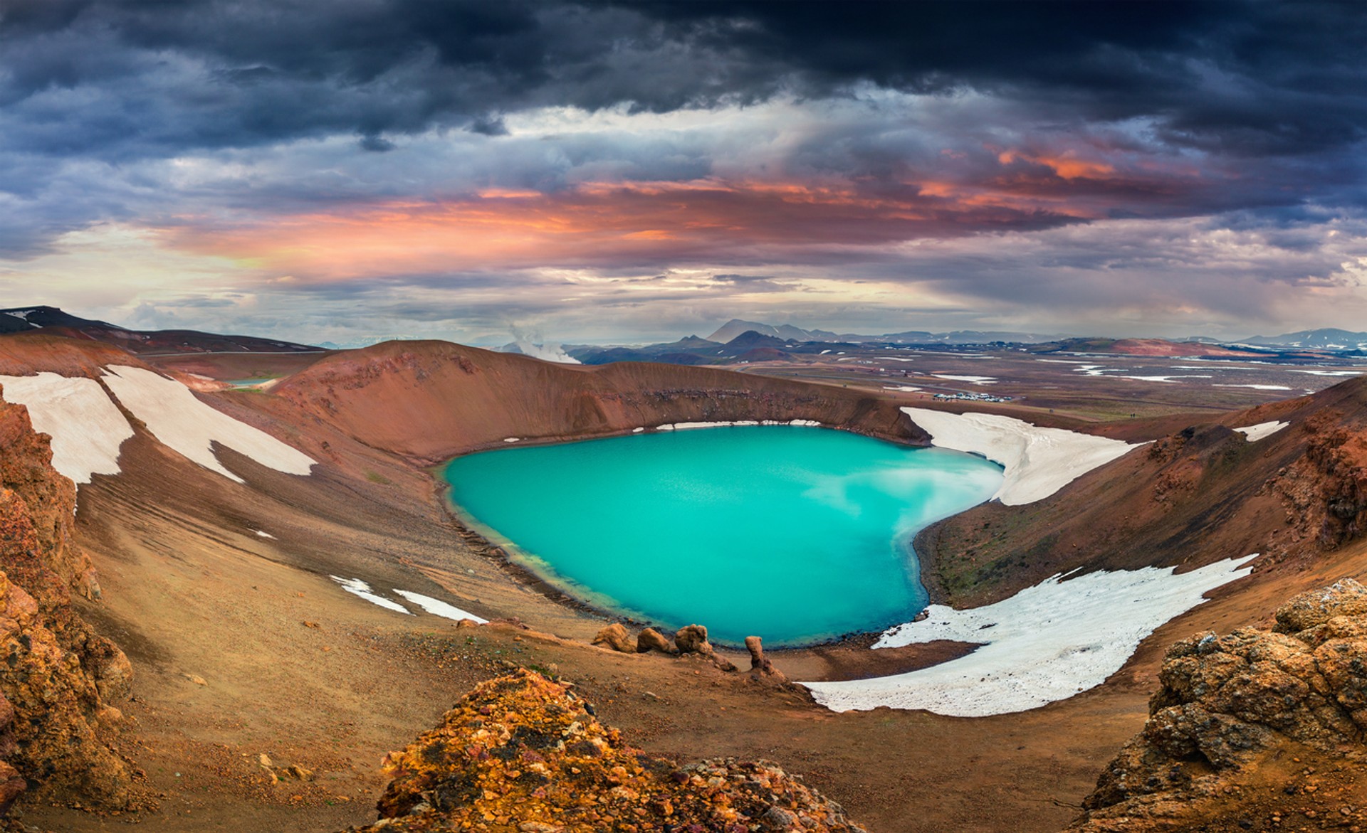 Lake Myvatn is one of the best places to visit in Iceland