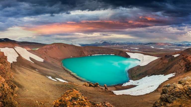 Lake Myvatn is one of the best places to visit in Iceland