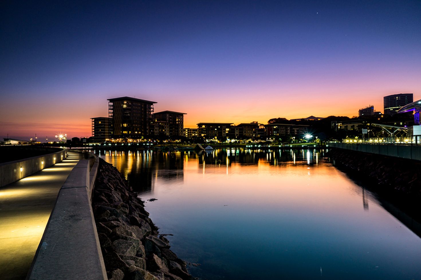 Whether its in the city or near waterways, Darwin has the best sunsets.