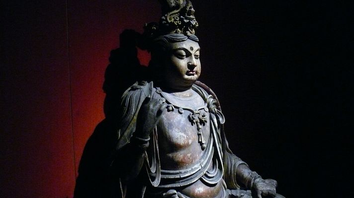 This Shanghai attraction has ancient artifacts like this wood Bodhisattva