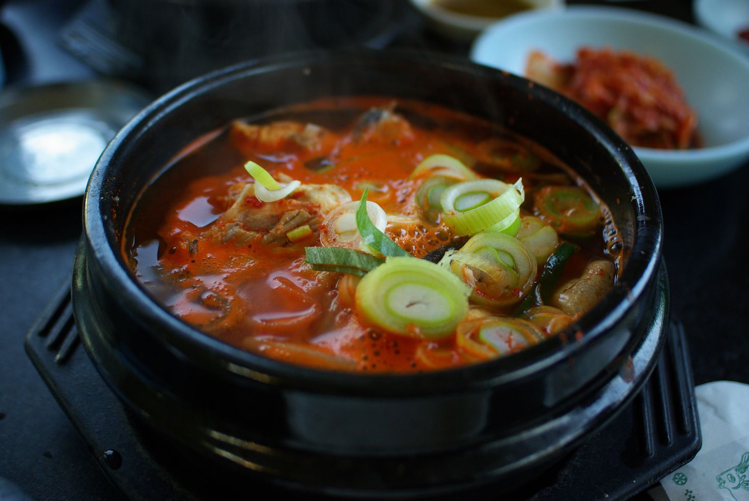 Haejangguk is a traditional Korean food that is called "hangover soup"