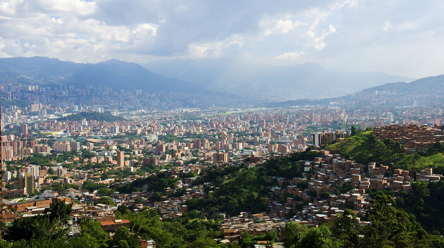 Medellin view from the top of Nutibara hill