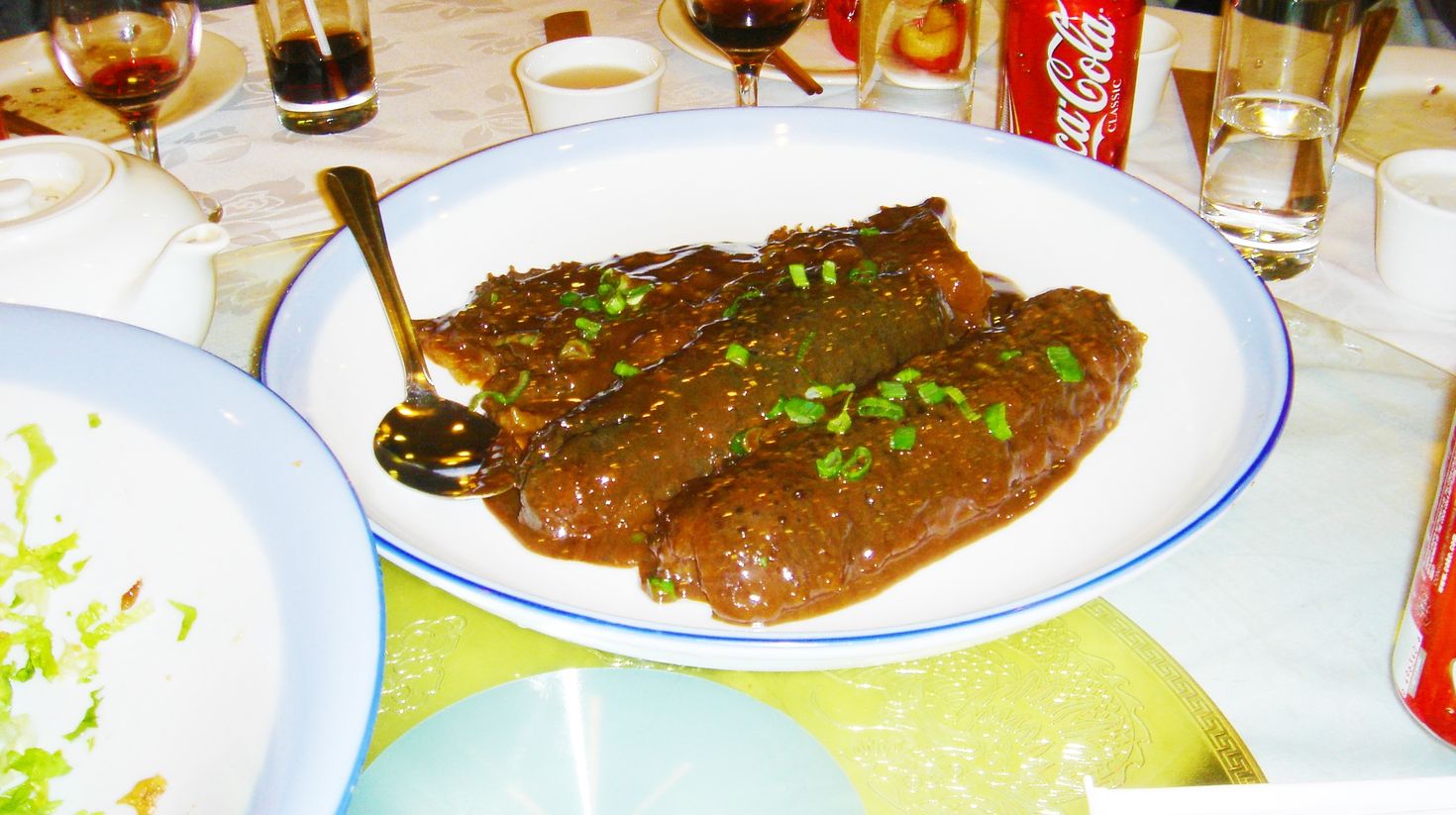 Meat completely braised with sauce