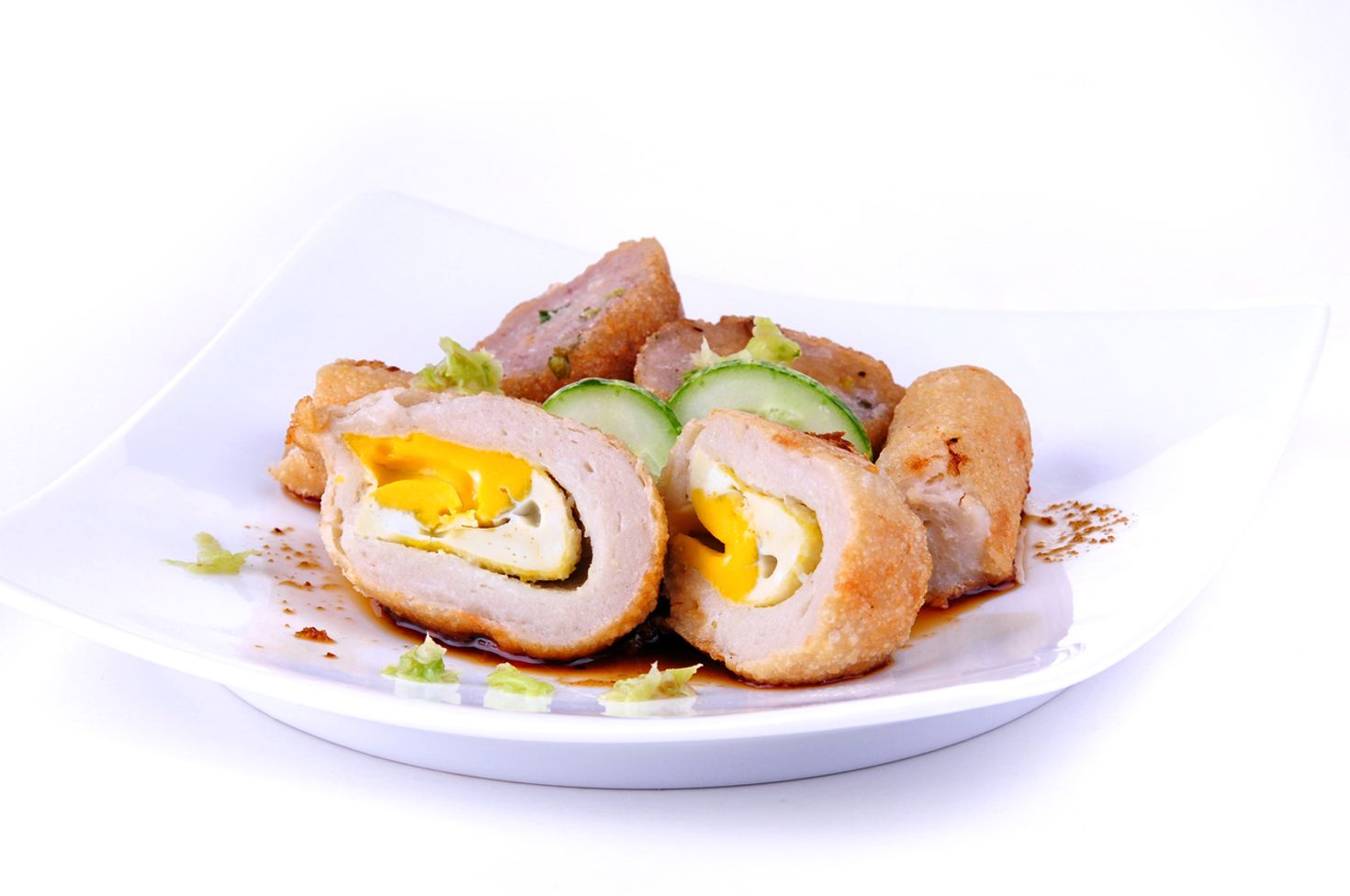 Pempek is a delicious dish in Indonesian cuisine