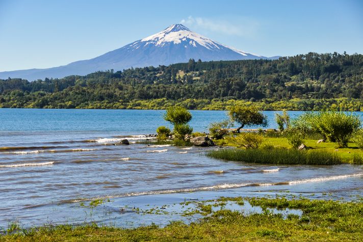 Villarrica Volcano in Chile. 