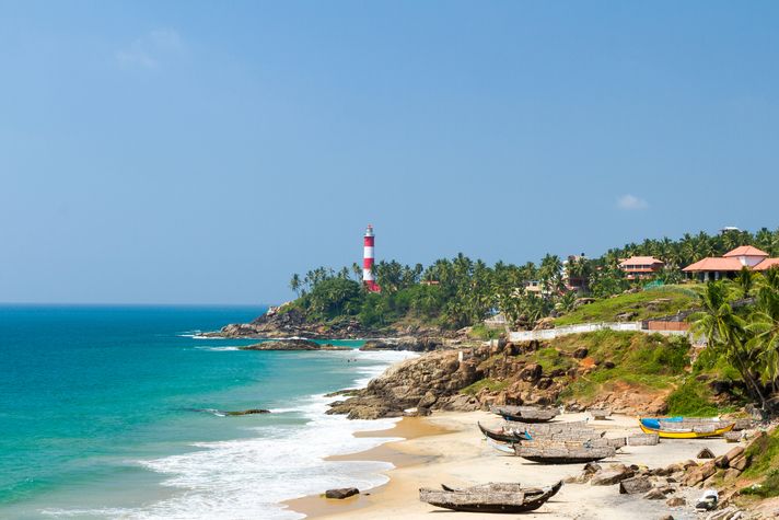 Kovalam is one of the best places to visit in Kerala