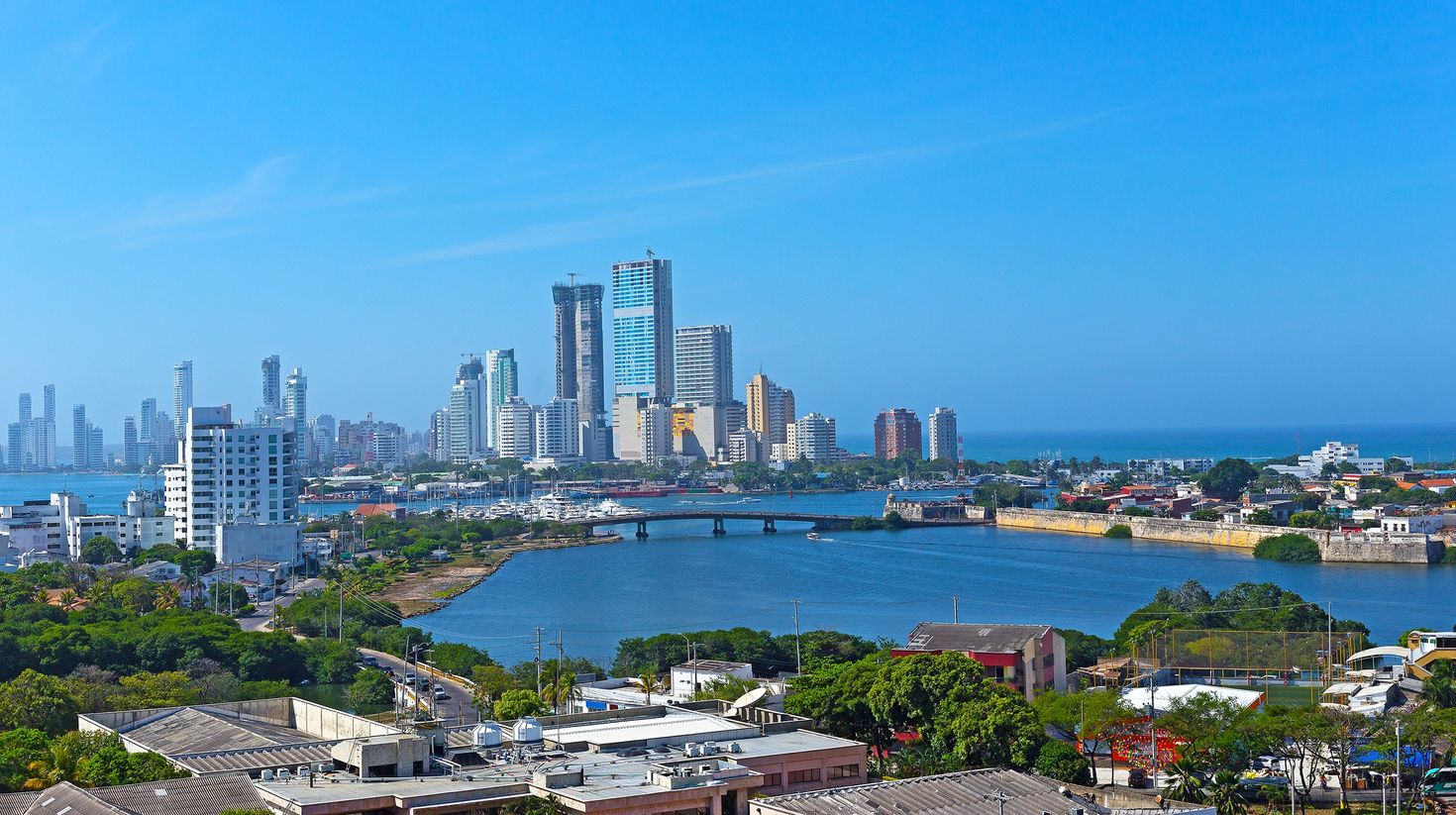 Skyline of Cartagena