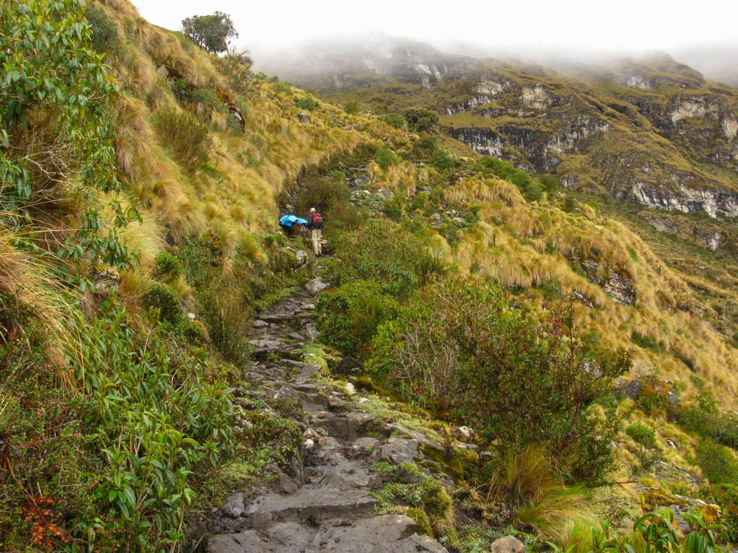 Choquequirao trek trails are difficult with lots of uphill walking