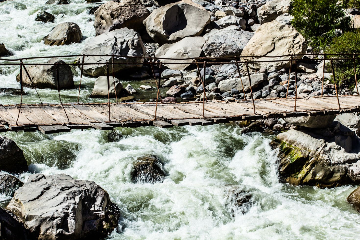 River running at Cotahuasi Canyon