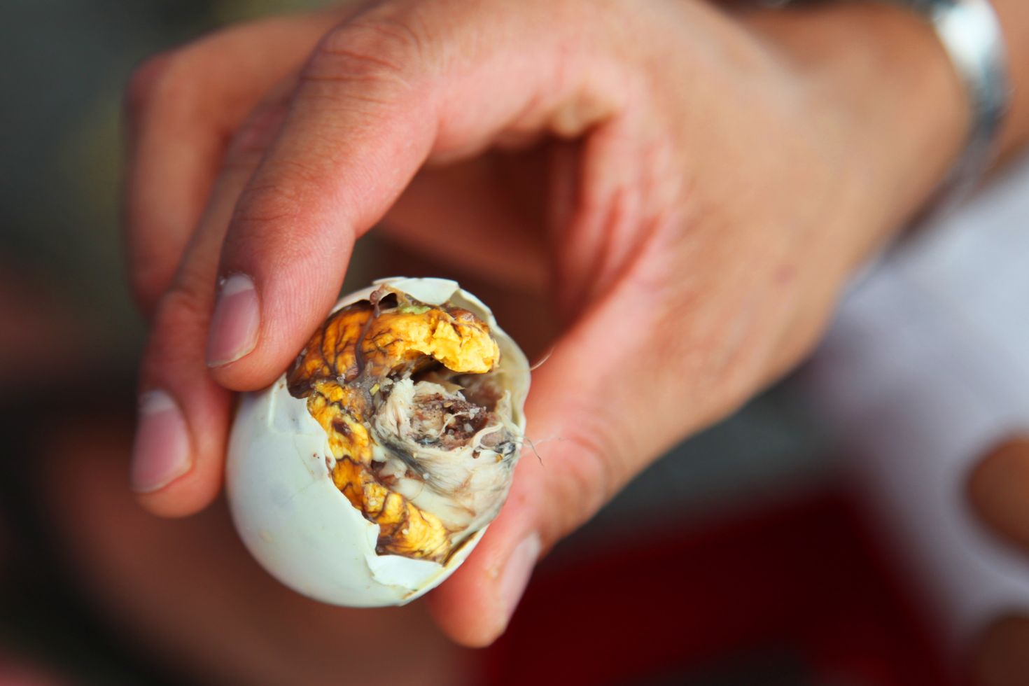 Balut is often considered a "nasty food" by non-filipino population.