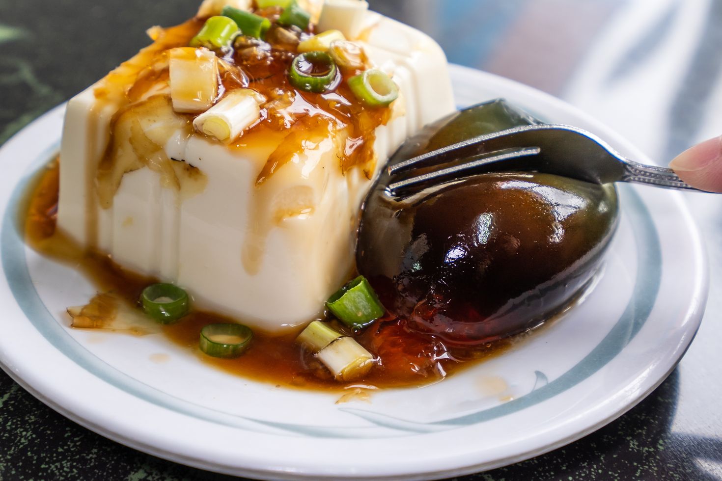 Century Old Egg is one of the weirdest things to eat.