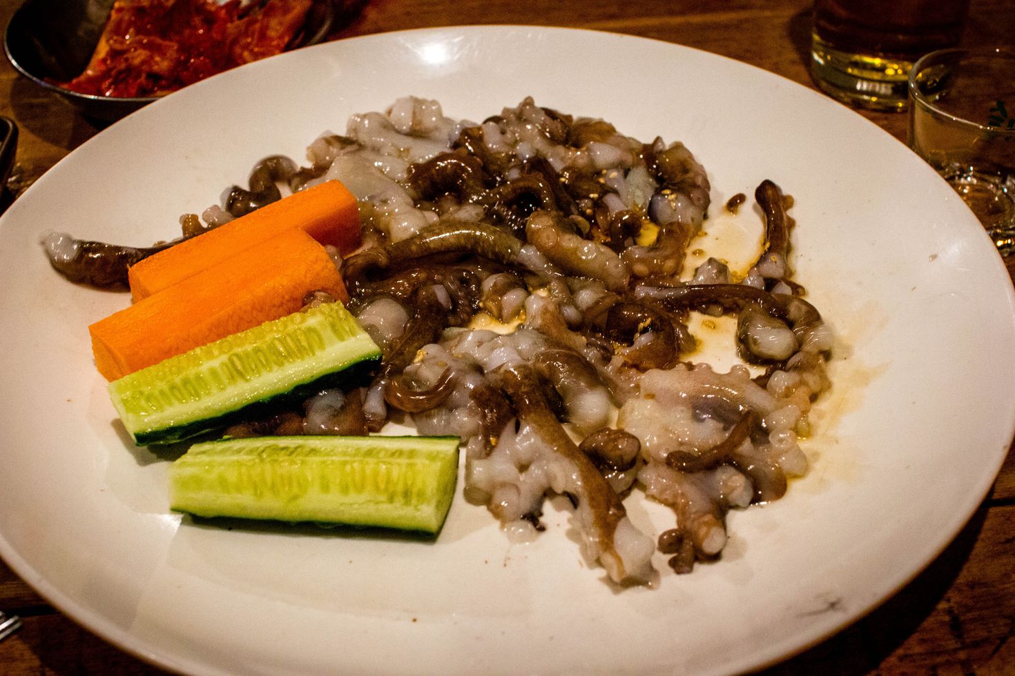 Sannakji Strange food