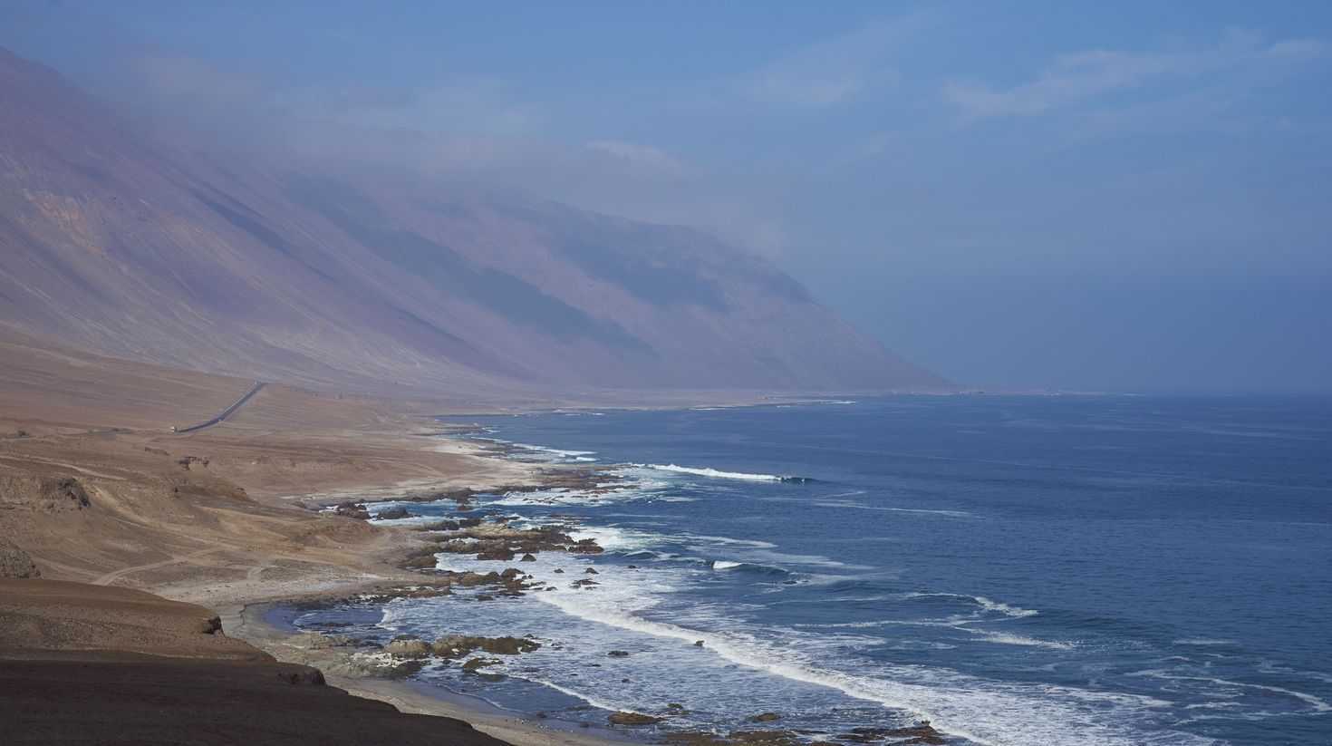 La Caleta beach in Atacama, Chile
