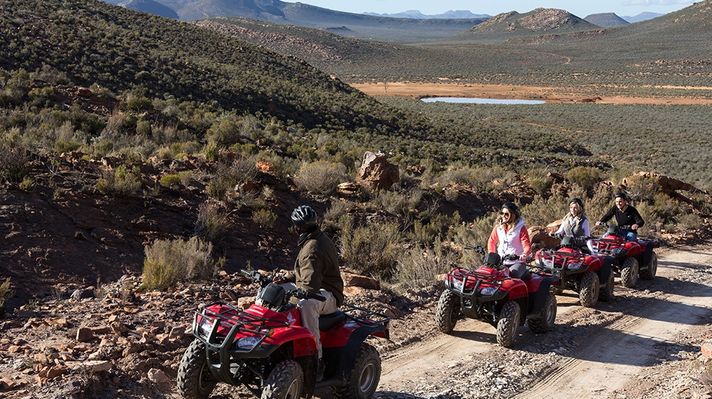 Quad Biking Safari at Aquila Private Game Reserve.