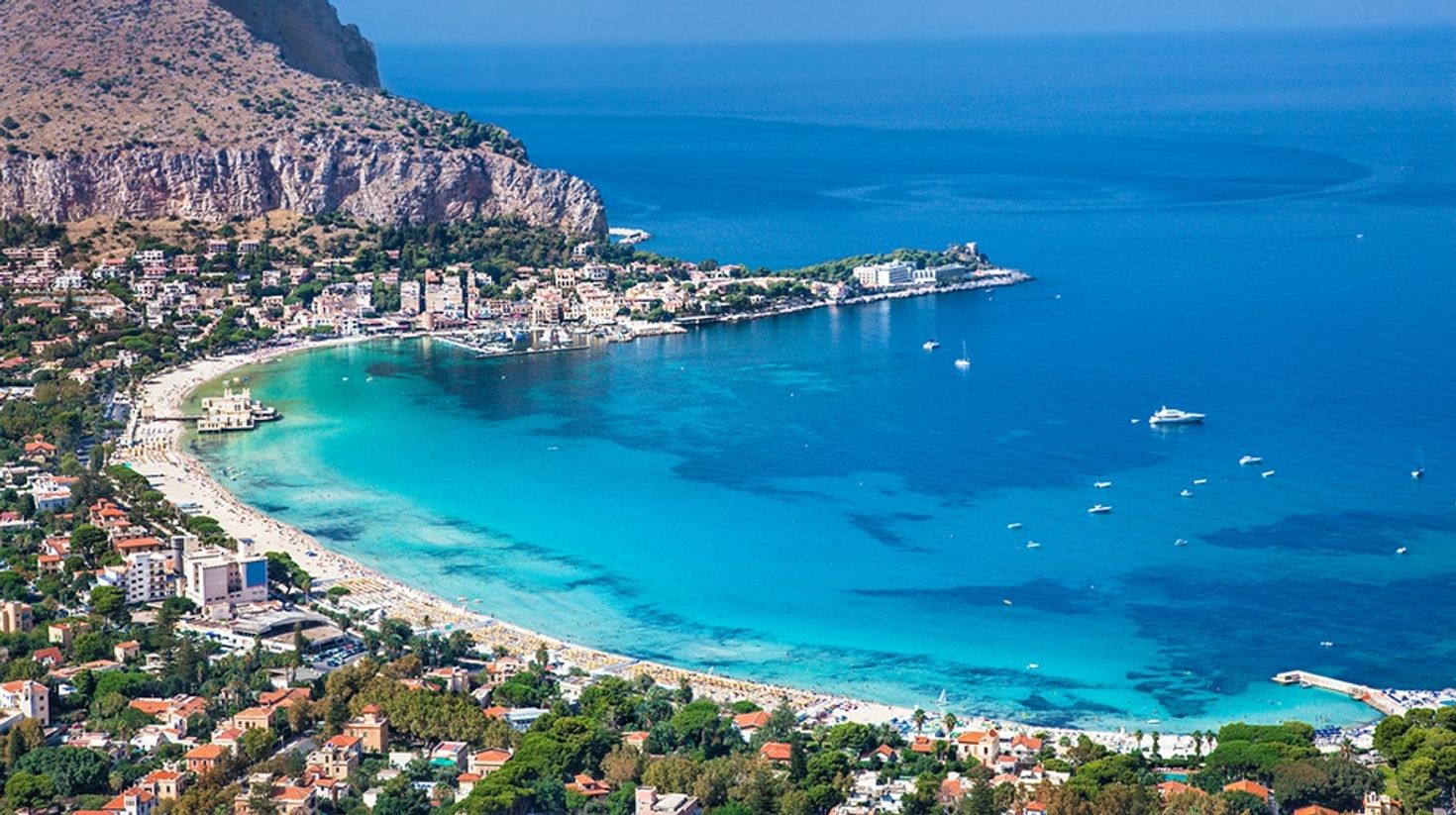 Best beaches in Sicily, speak of one and Mondello tops the list.