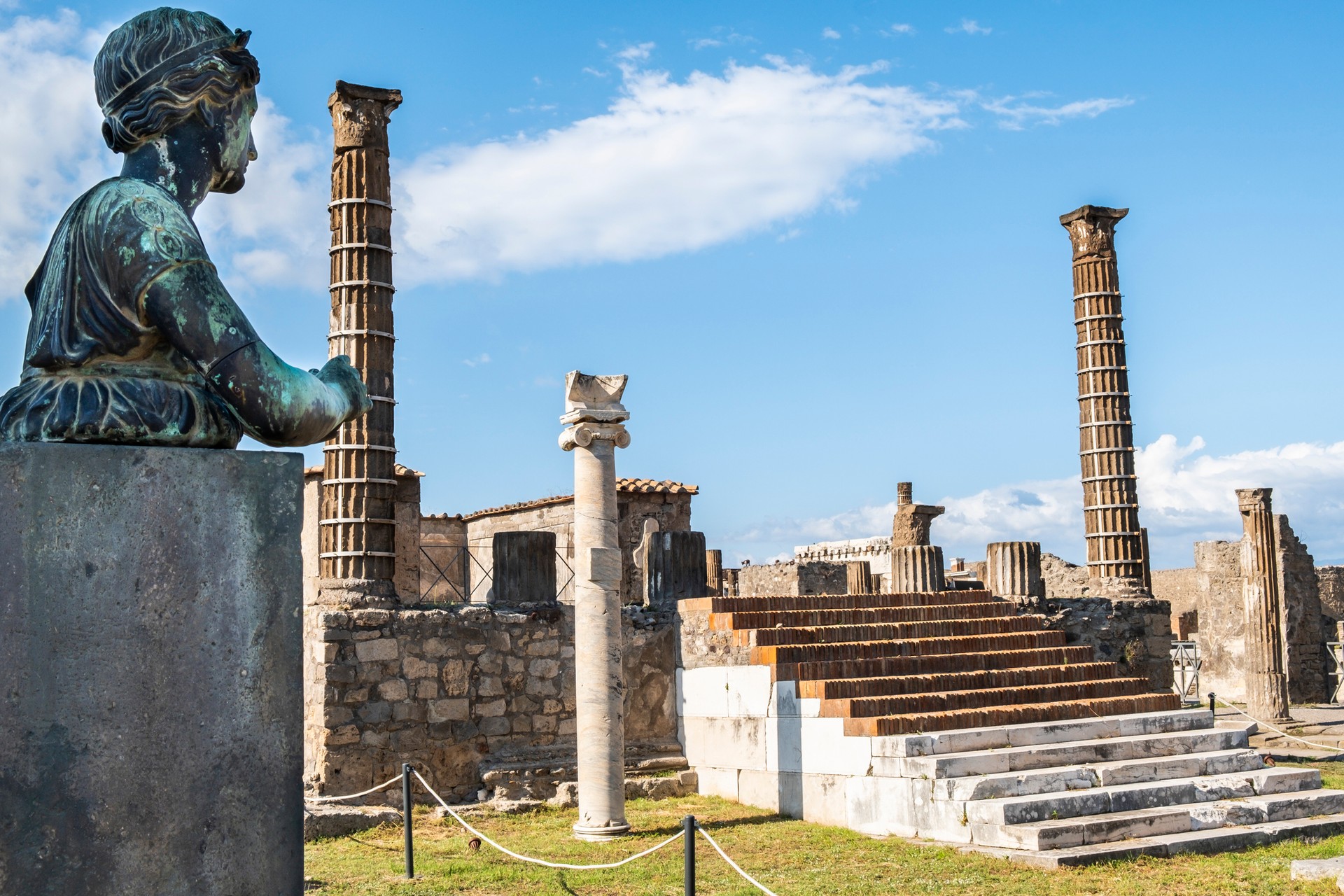 The ruins of Pompeii is one of the most popular tourist attractions in Italy.