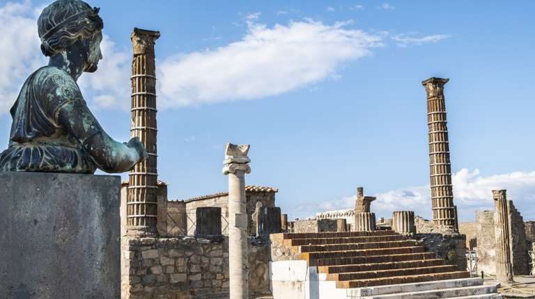 The ruins of Pompeii is one of the most popular tourist attractions in Italy.