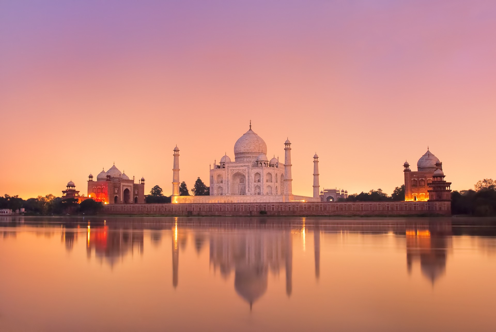 The Taj Mahal in Agra is one of the biggest highlight of the Golden Triangle tour The Taj Mahal is one of the main destinations in a Golden Triangle India tour. Completing the Golden Triangle in India is recommended for those short of time.