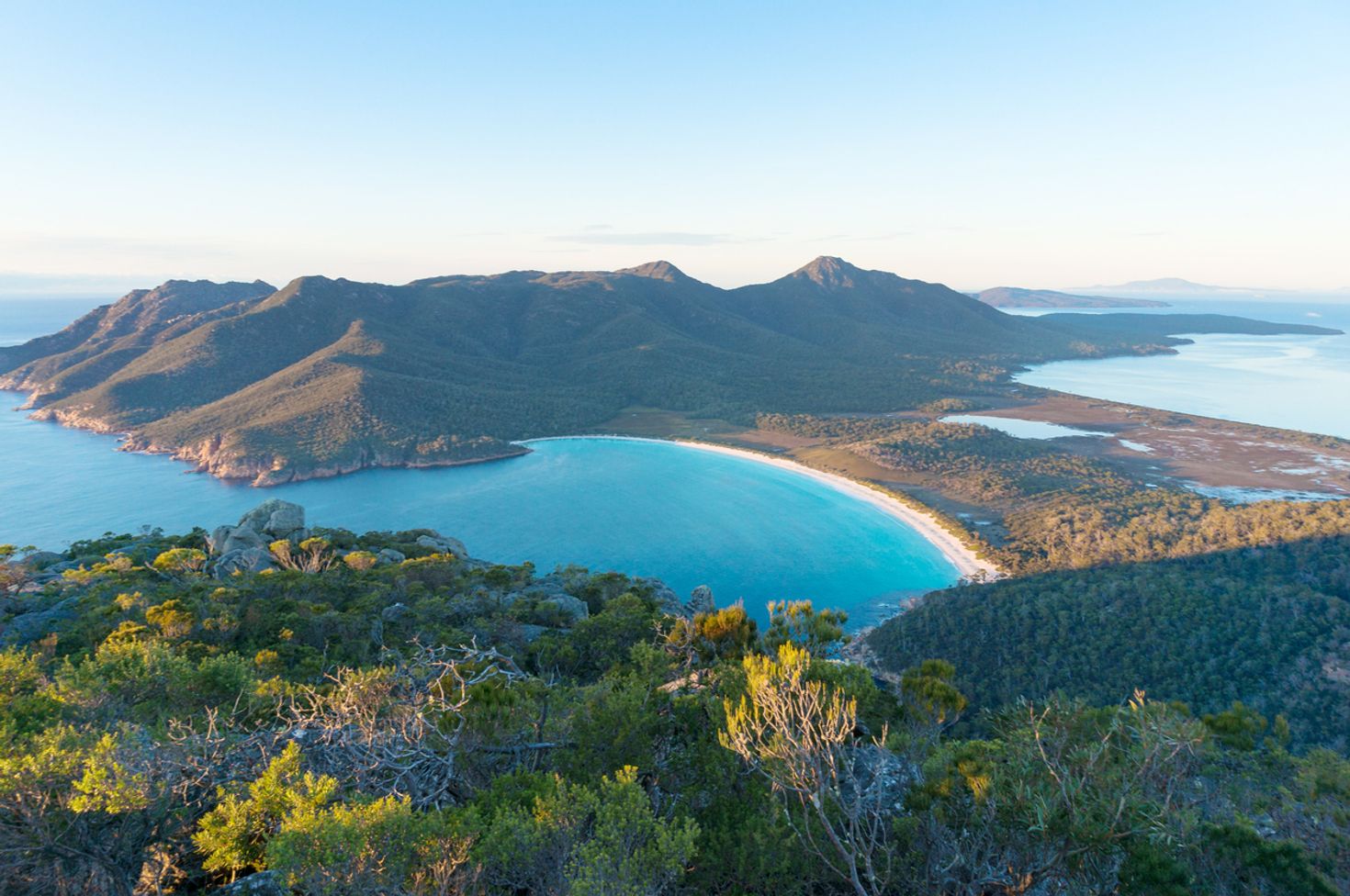honeymoon in Australia, Wineglass bay