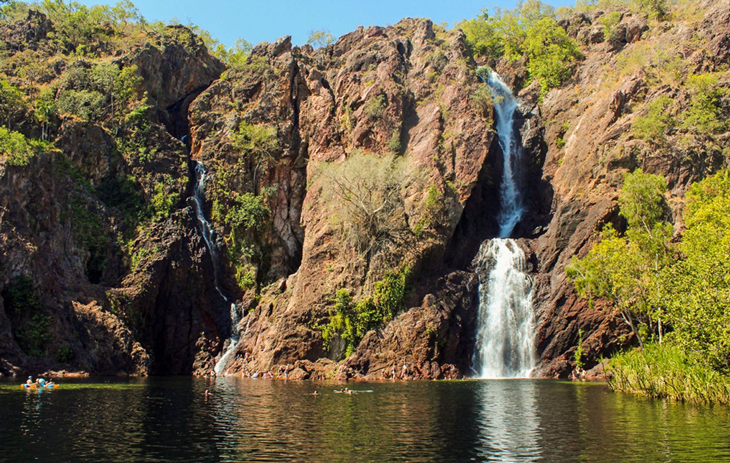 Wangi Falls is one of the many waterfalls in the park.