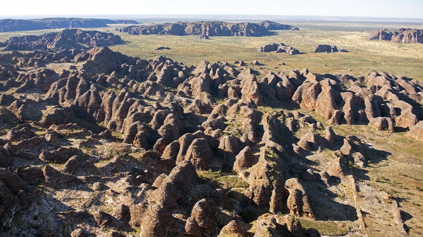 The Bungle Bungle range is best viewed from up in the air