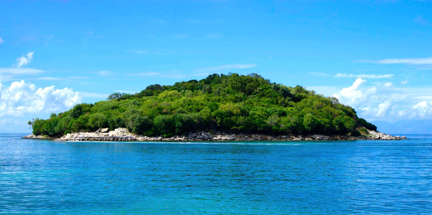 The hidden gem of Albania among the clear waters of the Albanian Riviera