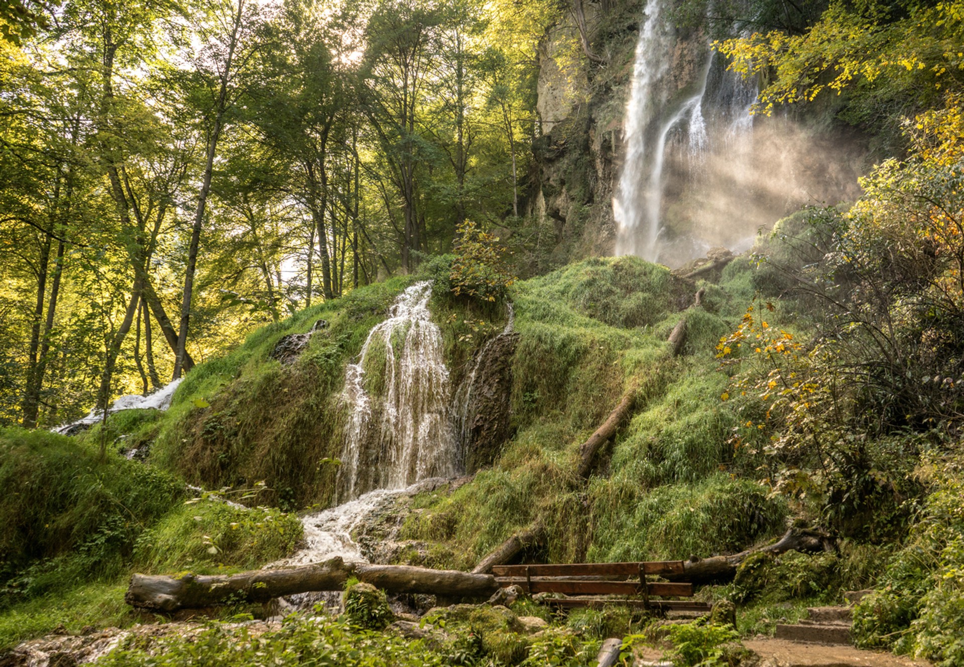 Albsteig hiking trail in Germany is a scenic hiking route