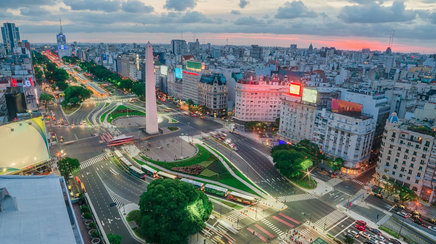 A view of Buenos Aires, the capital city of Argentina
