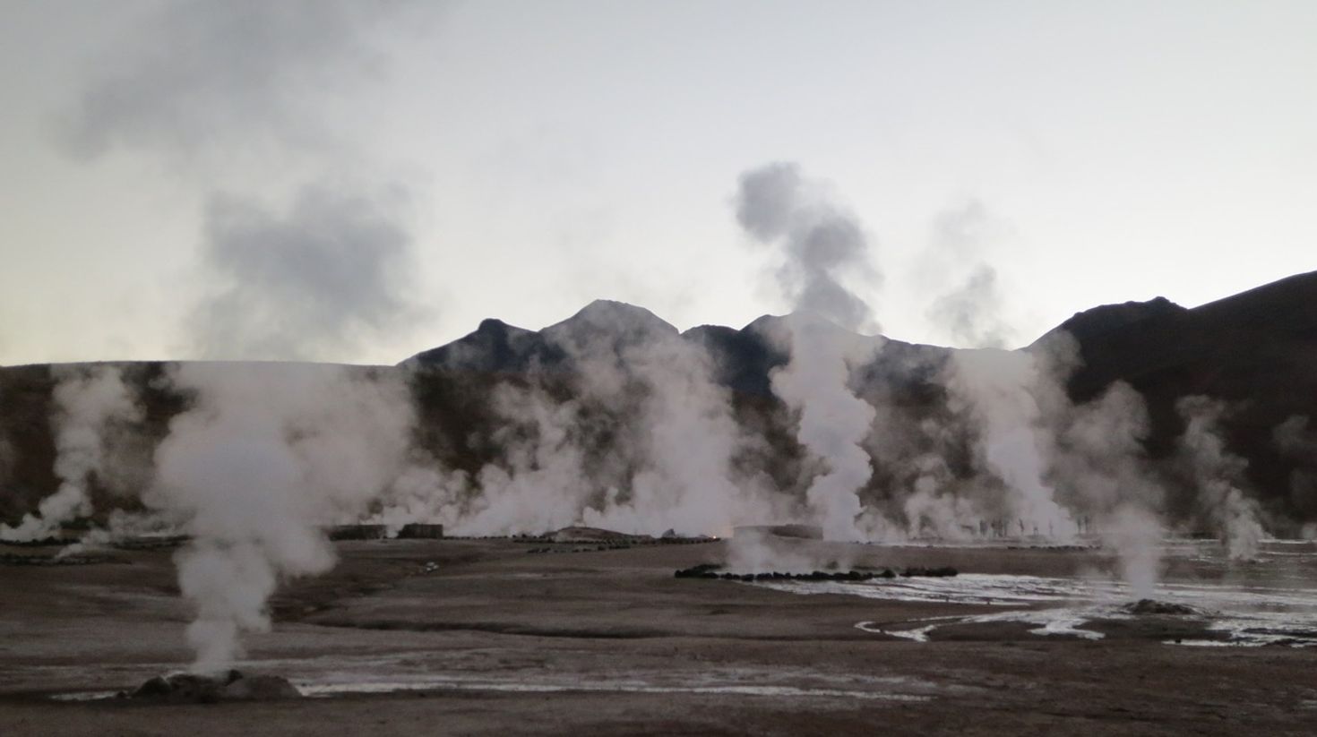 Tatio Geyser in Atacama Desert