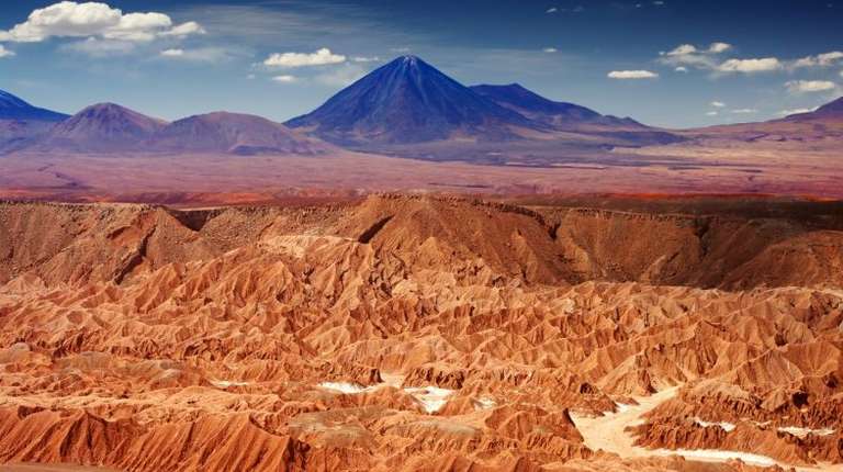 The Atacama Desert in Chile maybe the oldest and driest desert in the world