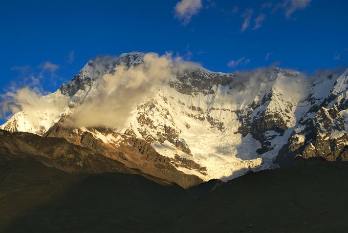 The Ausangate mountain is one of the highest mountain in Peru